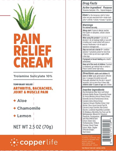 CL_Pain-Relief-Cream-Tube 2.5oz.jpg Label - CL Pain Relief Cream Tube 2.5oz